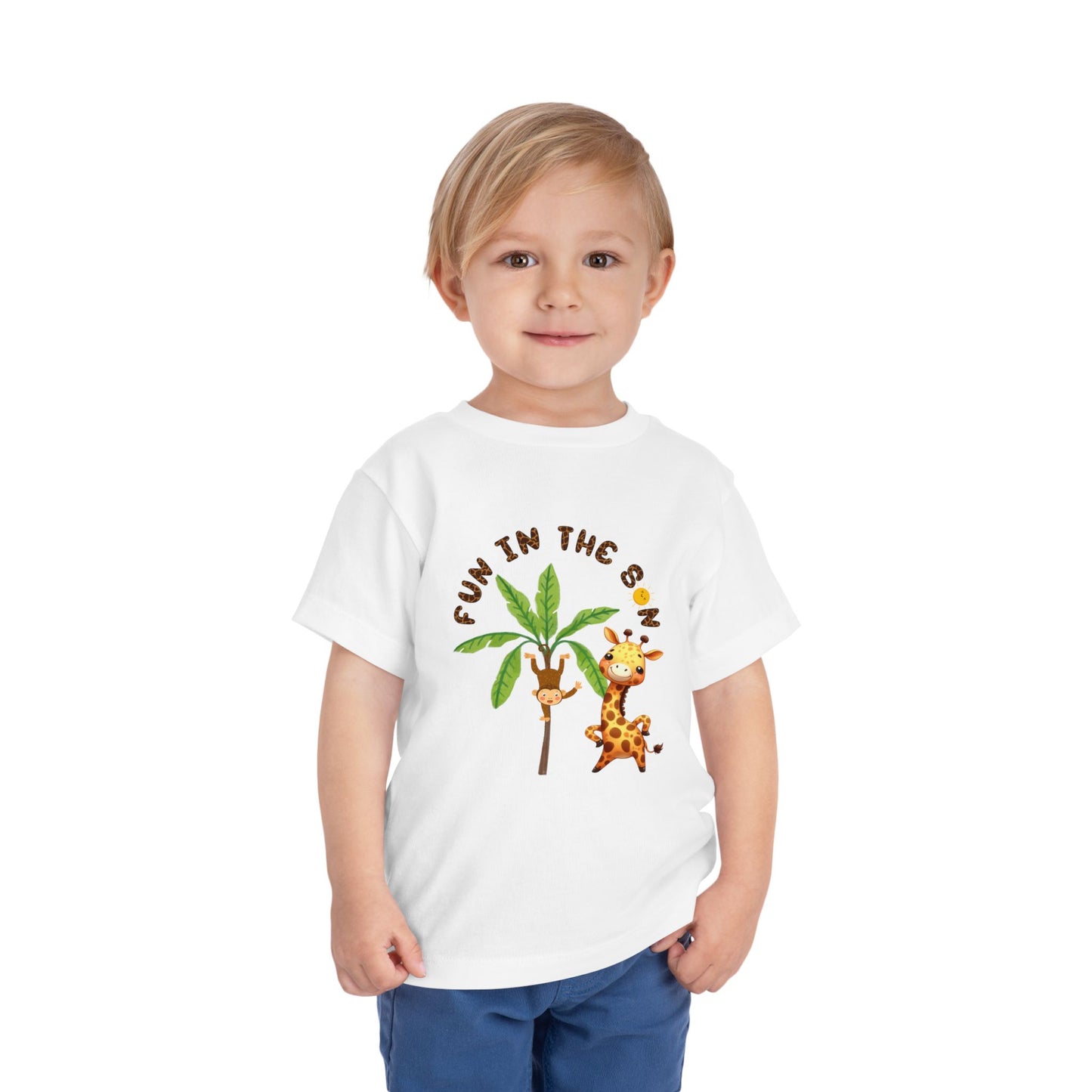 Safari Adventure Toddler Boy Shirt: Wild Animal Print