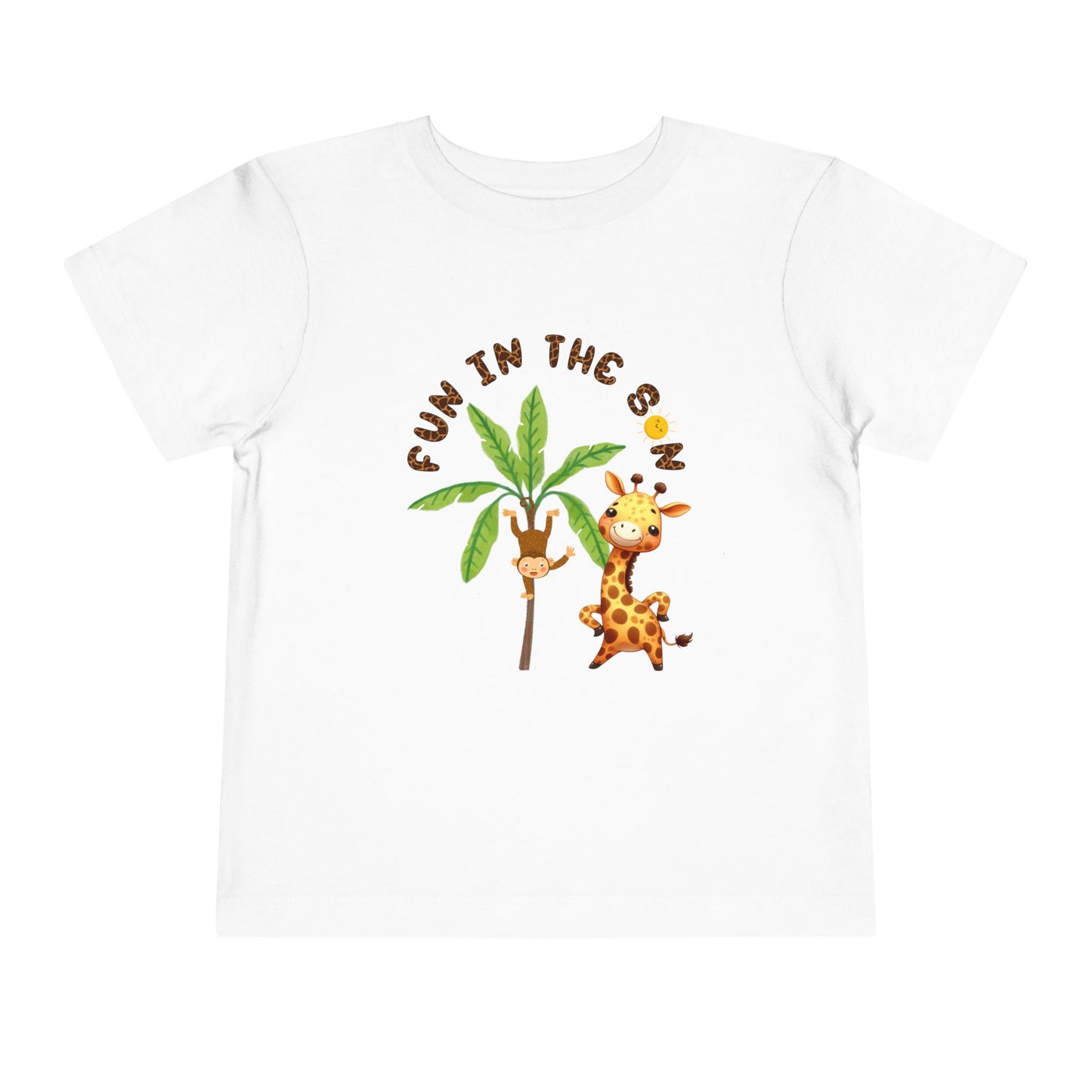 Safari Adventure Toddler Boy Shirt: Wild Animal Print