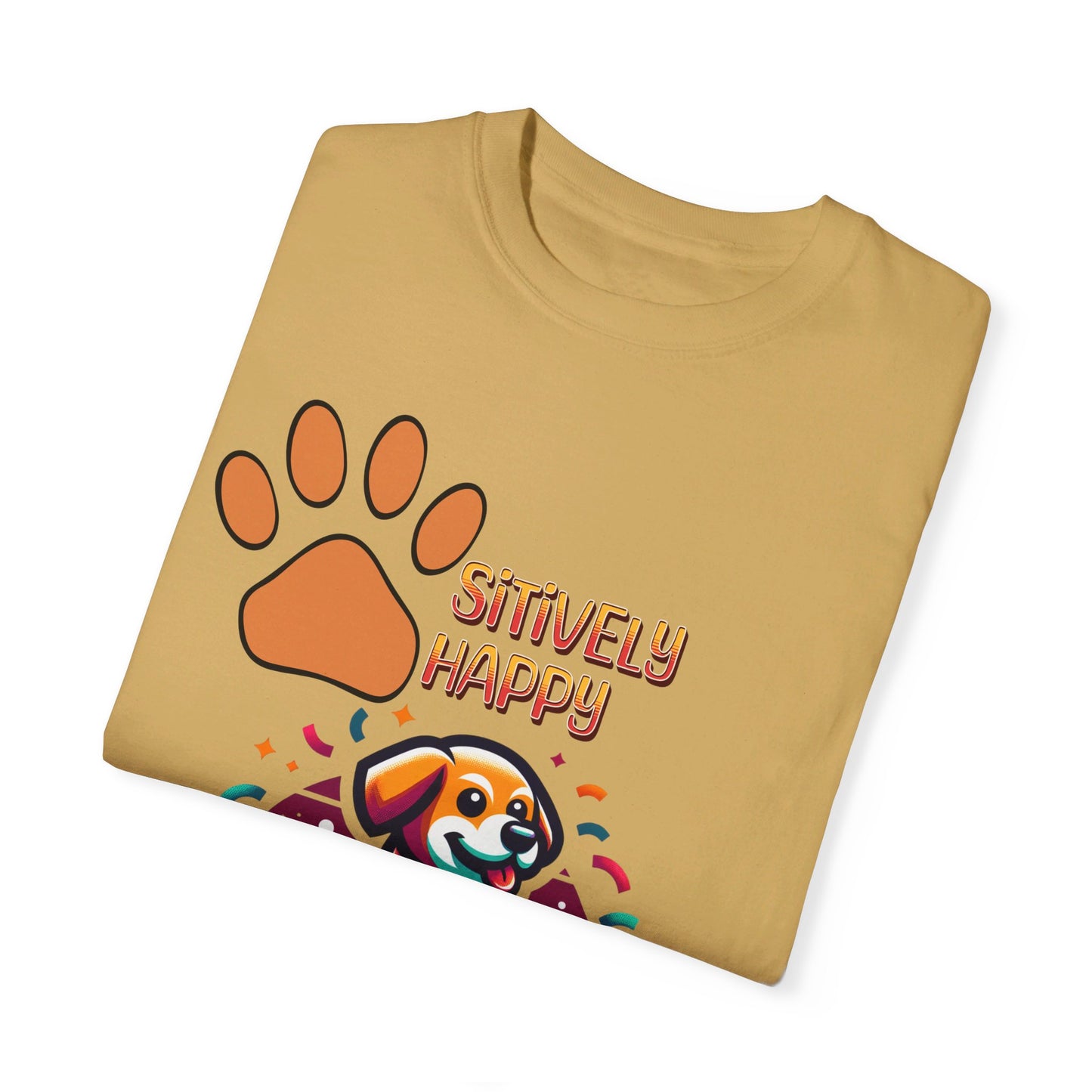 Puppy Party: Teen's Trampoline Tee with Confetti Celebration