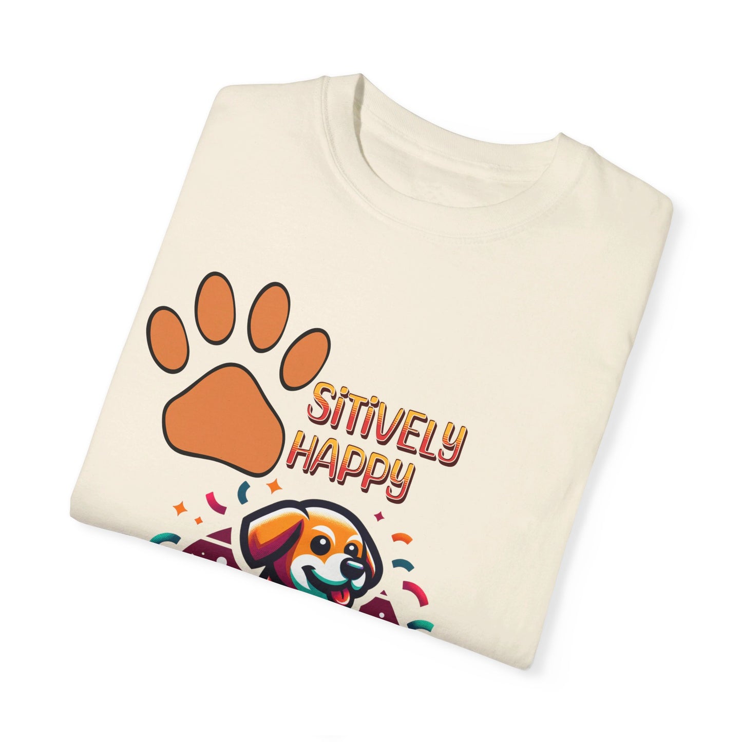 Puppy Party: Teen's Trampoline Tee with Confetti Celebration