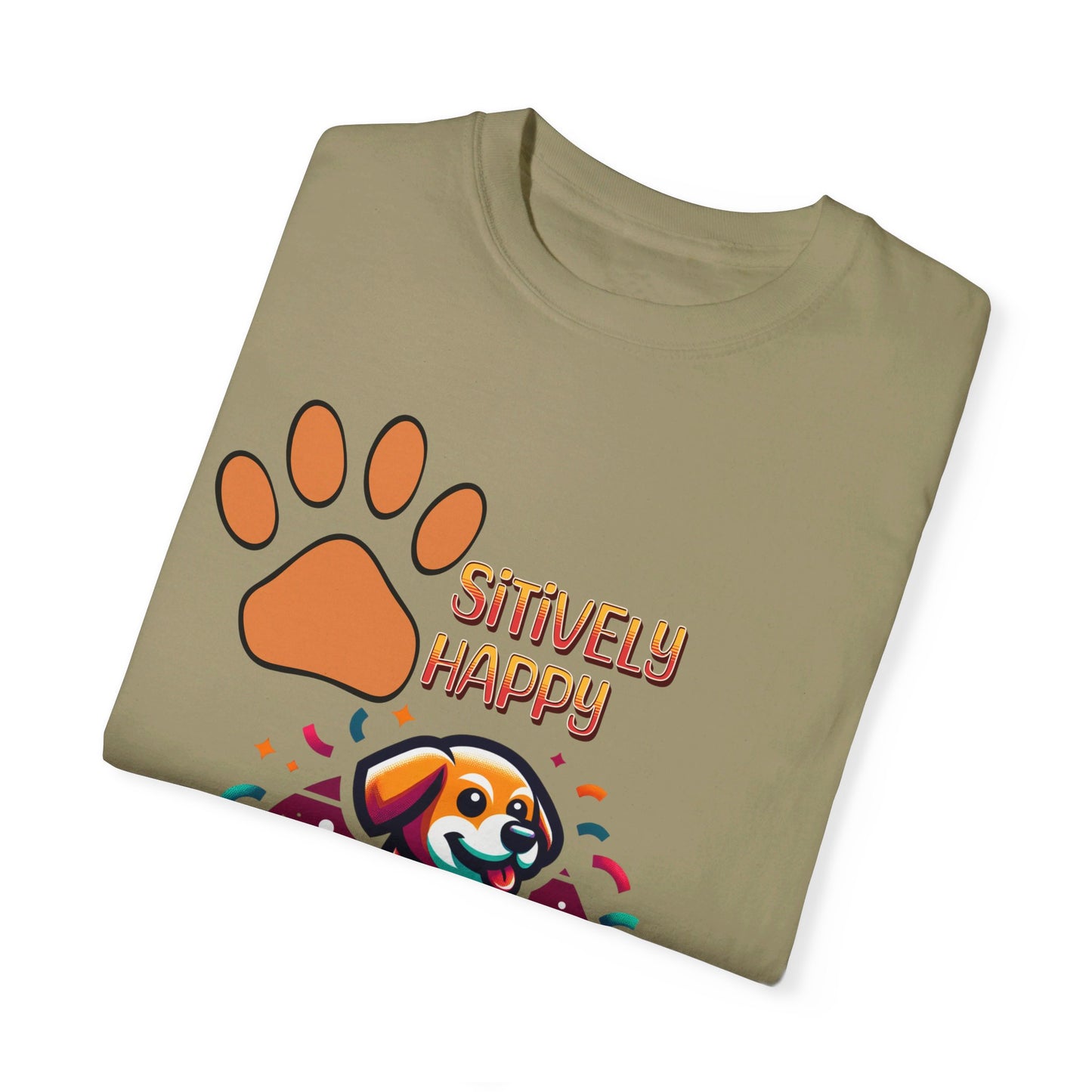 Puppy Party: Teen's Trampoline Tee with Confetti Celebration