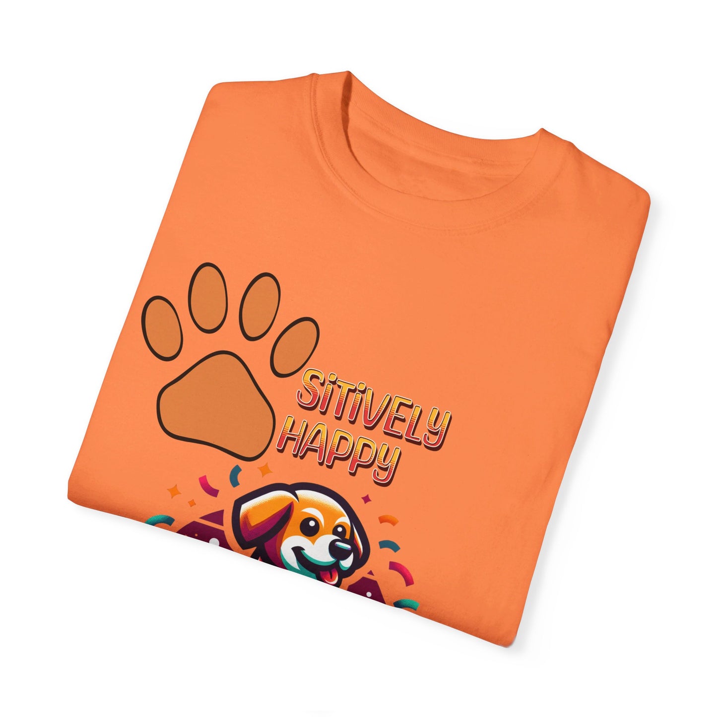 Puppy Party: Teen's Trampoline Tee with Confetti Celebration