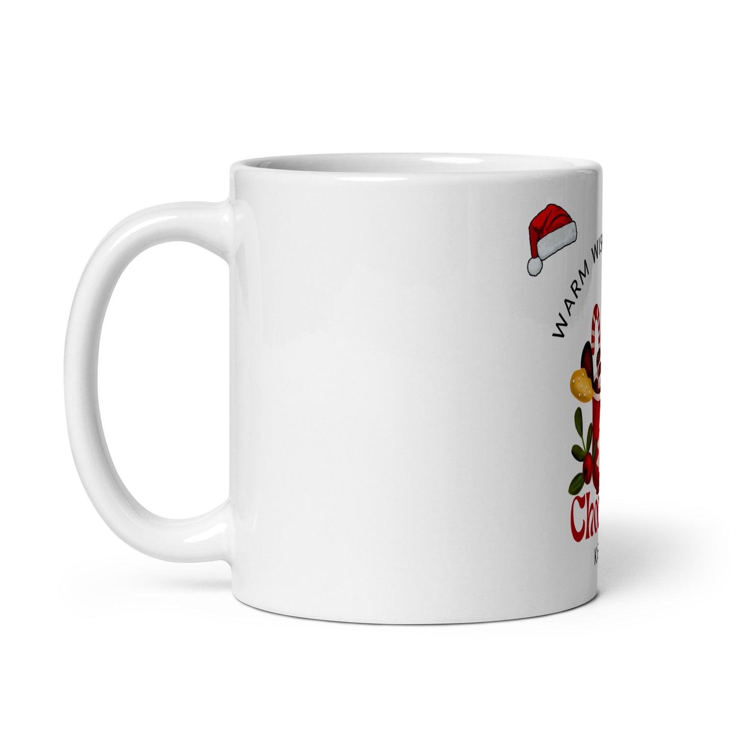Warm Wishes Mug: Cozy Christmas Vibes with Hot Chocolate Imagery