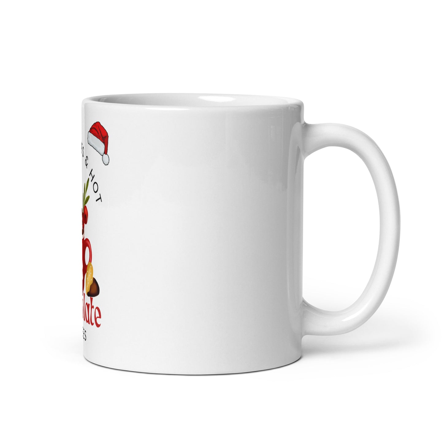 Warm Wishes Mug: Cozy Christmas Vibes with Hot Chocolate Imagery