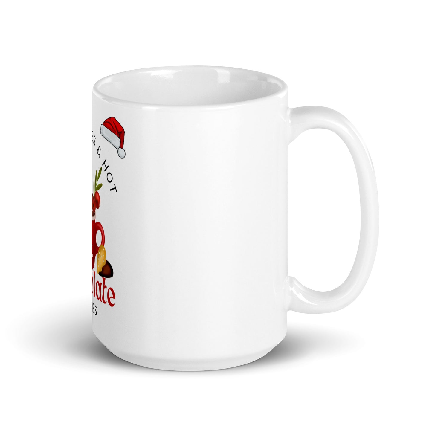 Warm Wishes Mug: Cozy Christmas Vibes with Hot Chocolate Imagery