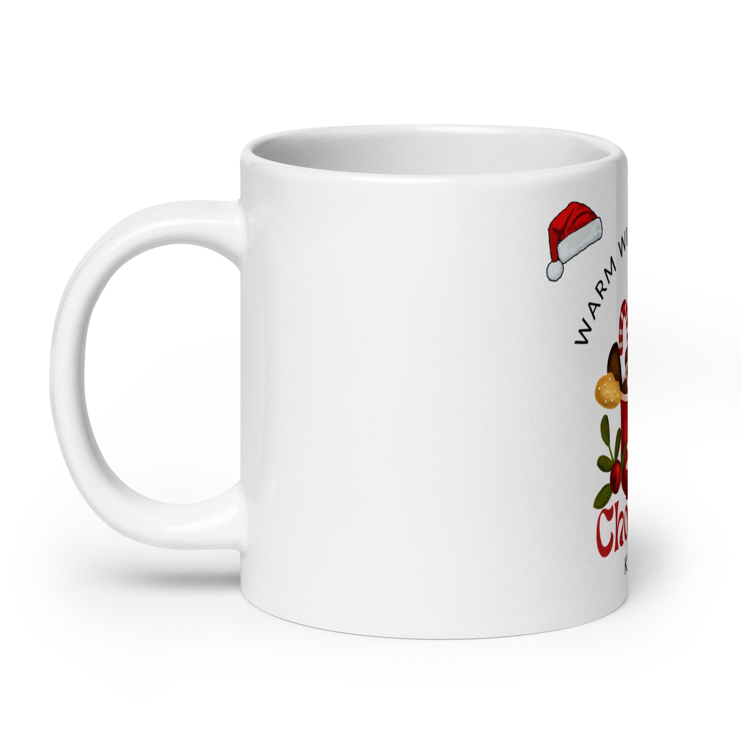 Warm Wishes Mug: Cozy Christmas Vibes with Hot Chocolate Imagery
