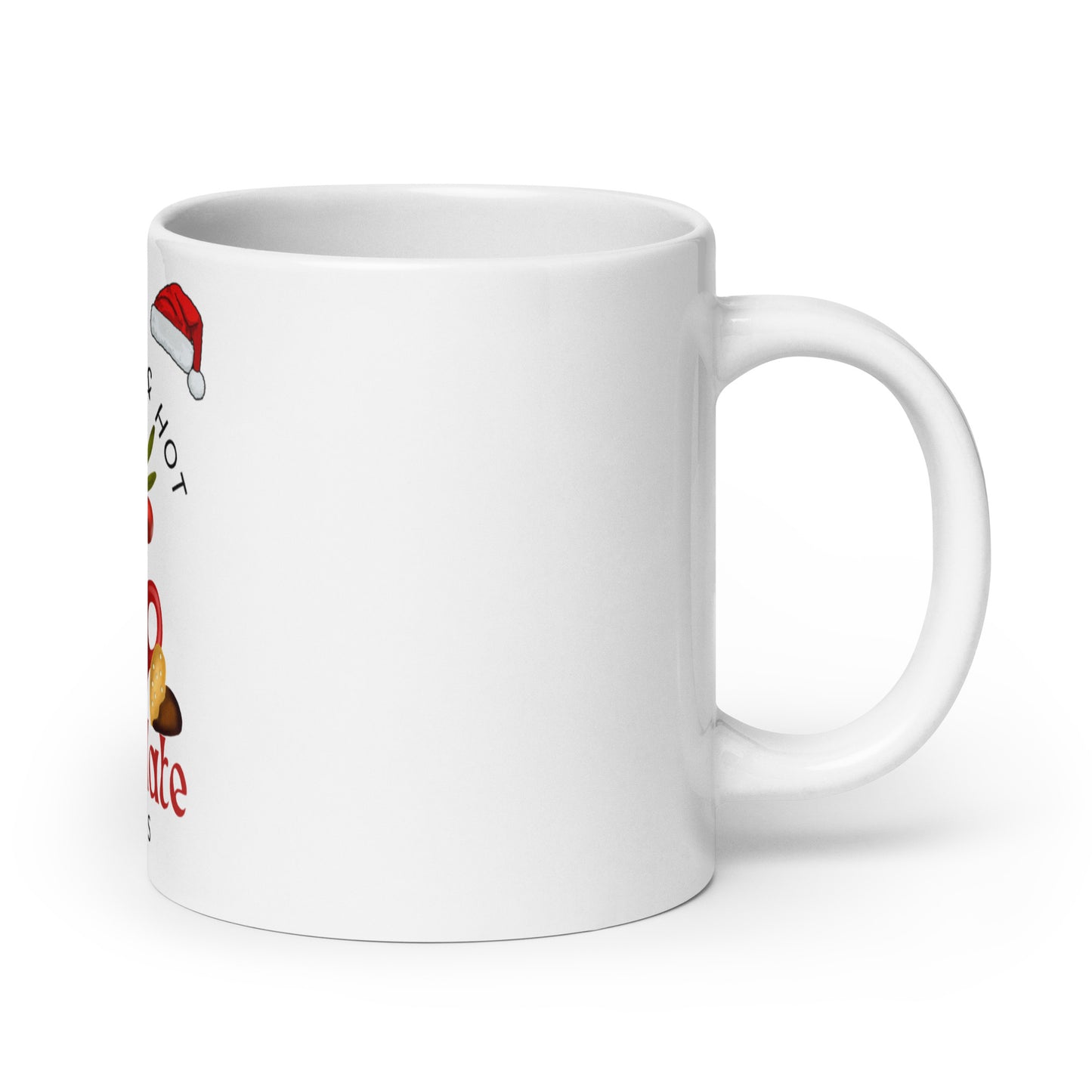 Warm Wishes Mug: Cozy Christmas Vibes with Hot Chocolate Imagery