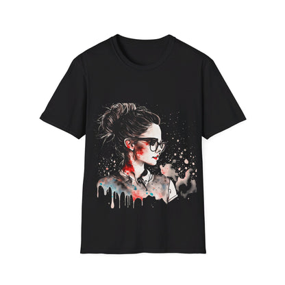 Artistic Splatter: Teen Girl T-Shirt