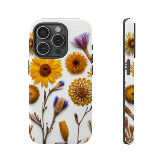 Faithful Blooms:Phone Case with Sundried Flowers