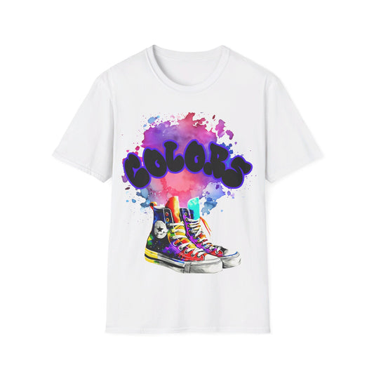 Color Splash: Teen Girl's Watercolor Graphic Tee