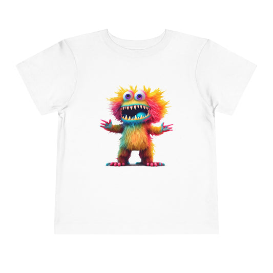 Colorful Cool Monster Toddler Boy Tee